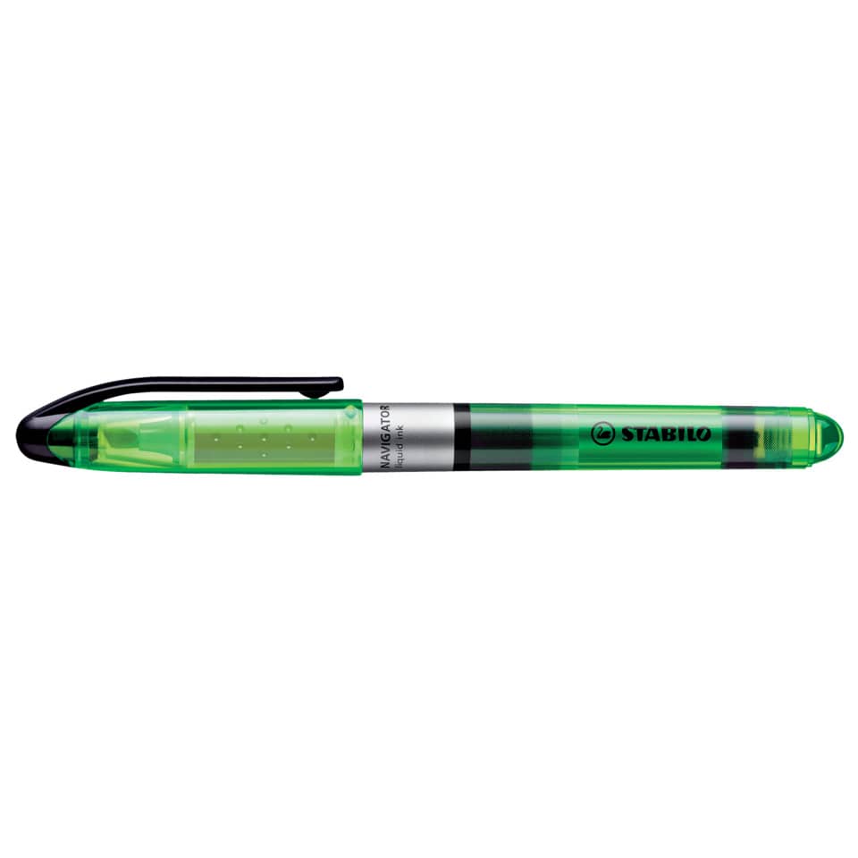 Evidenziatore Stabilo Navigator 1-4 mm verde 545/33