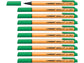 Penna con punta in fibra Stabilo GREENpoint 0,8 mm nero 6088/46