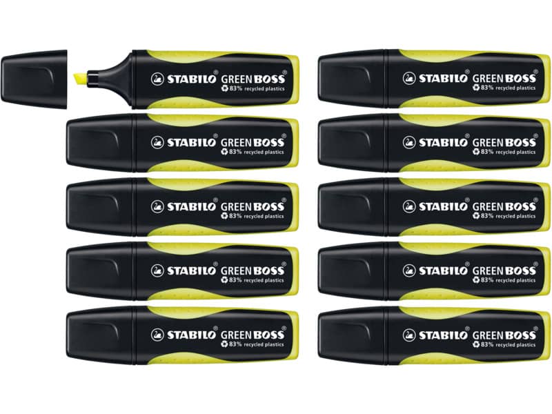 Evidenziatore Stabilo Green Boss® 2-5 mm giallo 6070/24