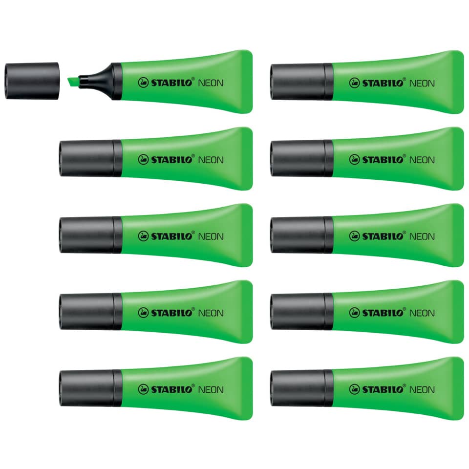 Evidenziatore Stabilo Neon 2-5 mm verde  72/33