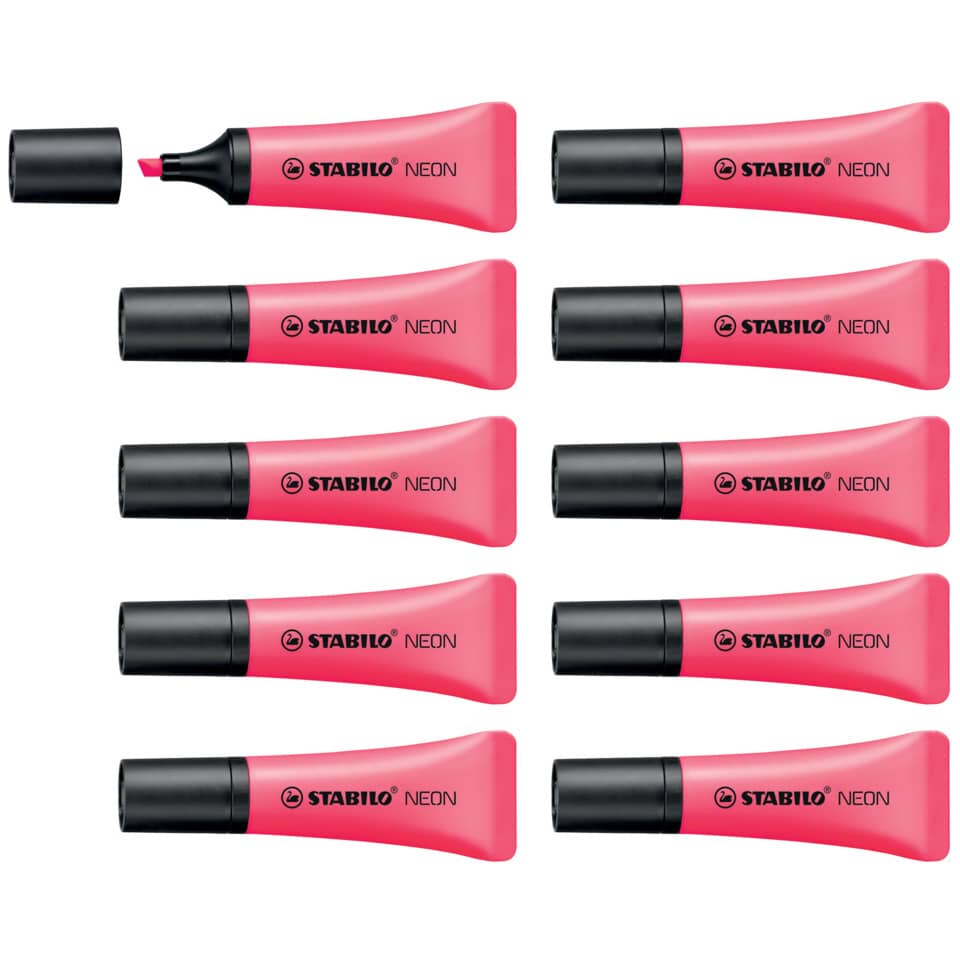 Evidenziatore Stabilo Neon 2-5 mm rosa  72/56