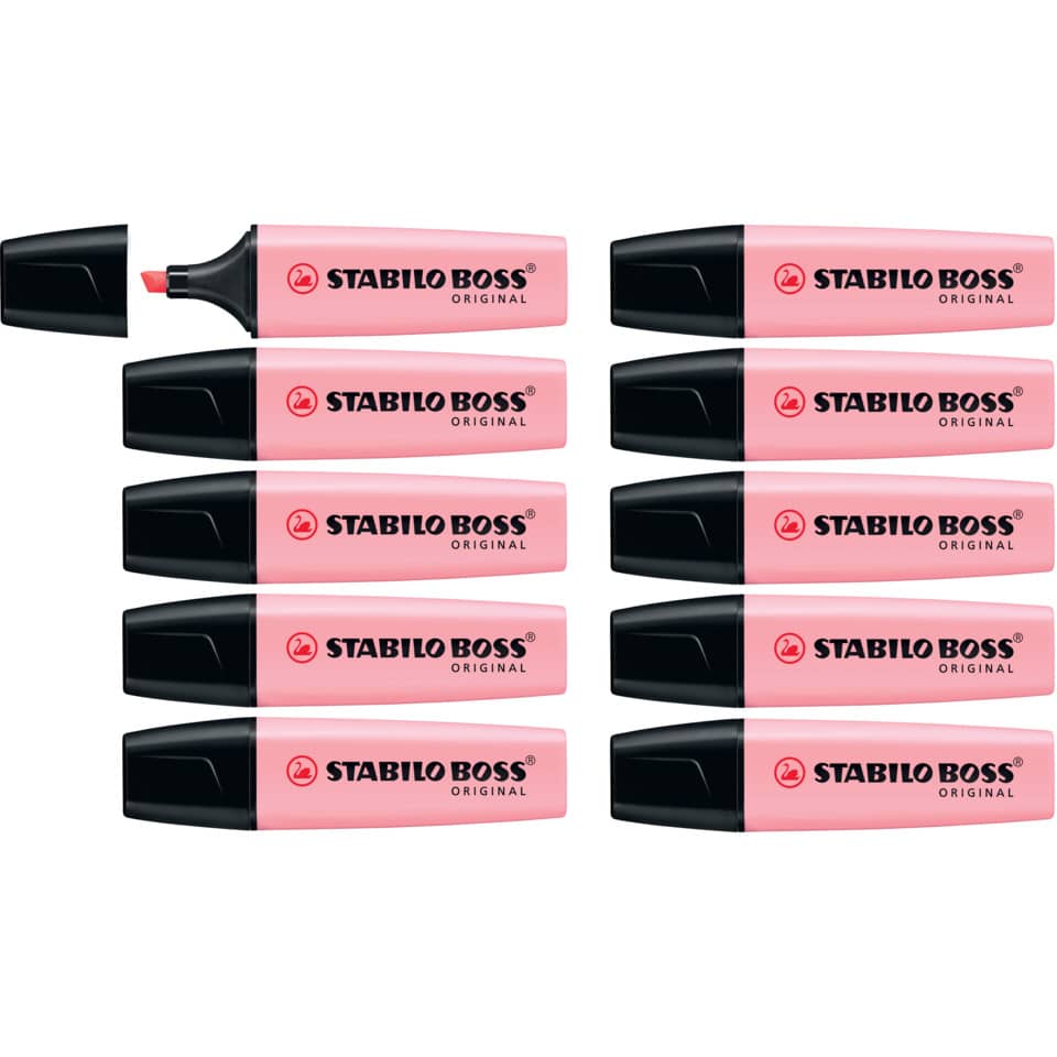 Evidenziatore Stabilo Boss Original Pastel 2-5 mm rosa antico 70/129