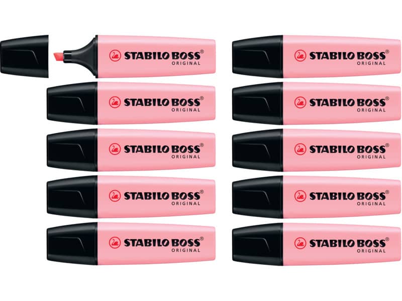 Evidenziatore Stabilo Boss Original Pastel 2-5 mm rosa antico 70/129
