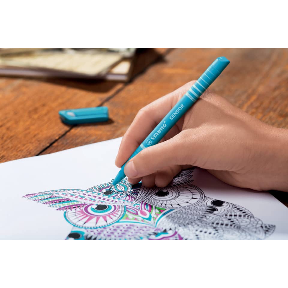 Fineliner Stabilo Sensor 0,3 mm assortiti confezione da 6 - 189/6-01