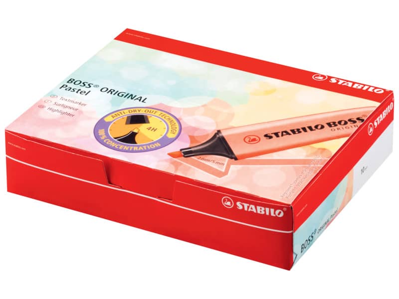 Evidenziatore Stabilo Boss Original Pastel 2-5 mm verde menta 70/116