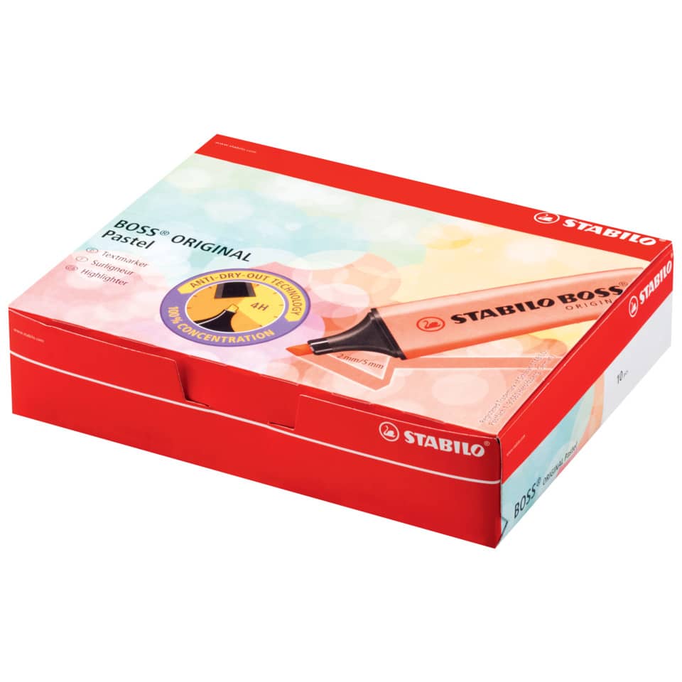Evidenziatore Stabilo Boss Original Pastel 2-5 mm carta da zucchero 70/113