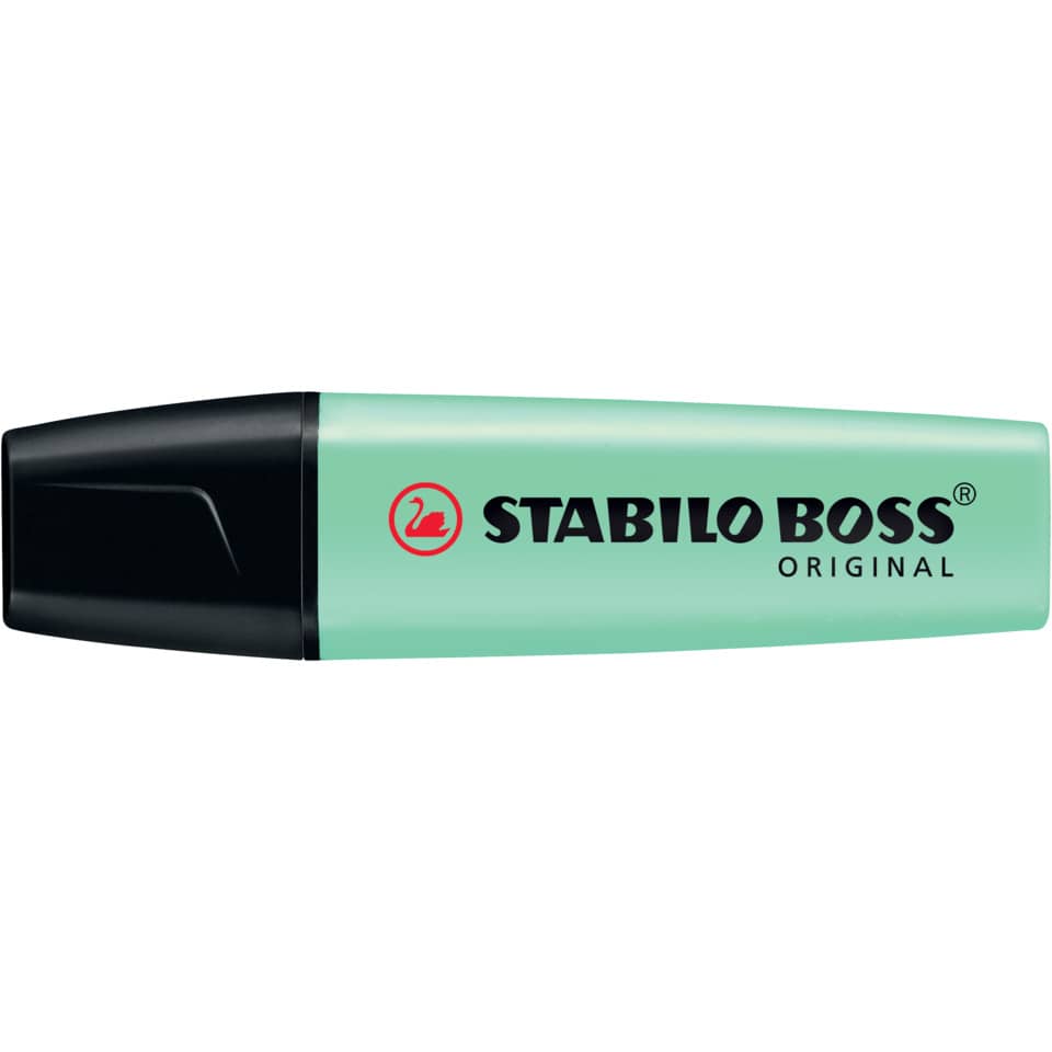 Evidenziatore Stabilo Boss Original Pastel 2-5 mm verde menta 70/116