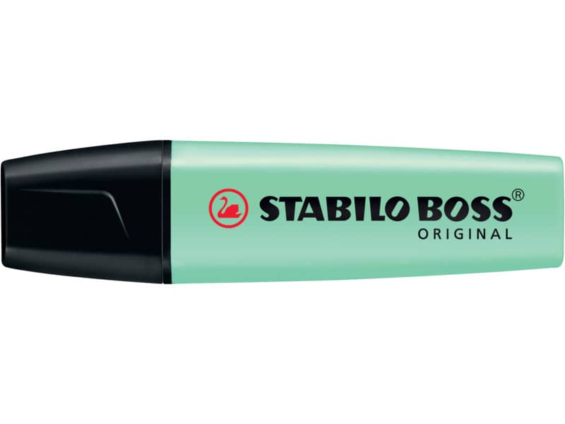 Evidenziatore Stabilo Boss Original Pastel 2-5 mm verde menta 70/116