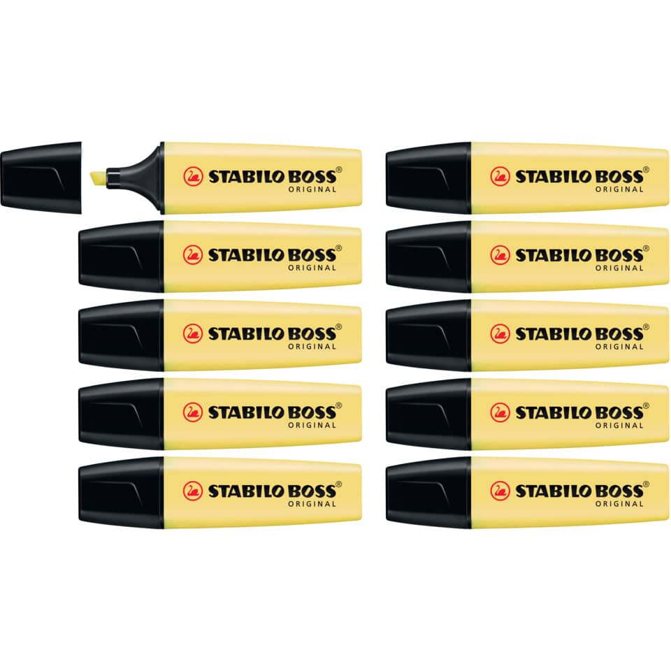Evidenziatore Stabilo Boss Original Pastel 2-5 mm giallo banana 70/144