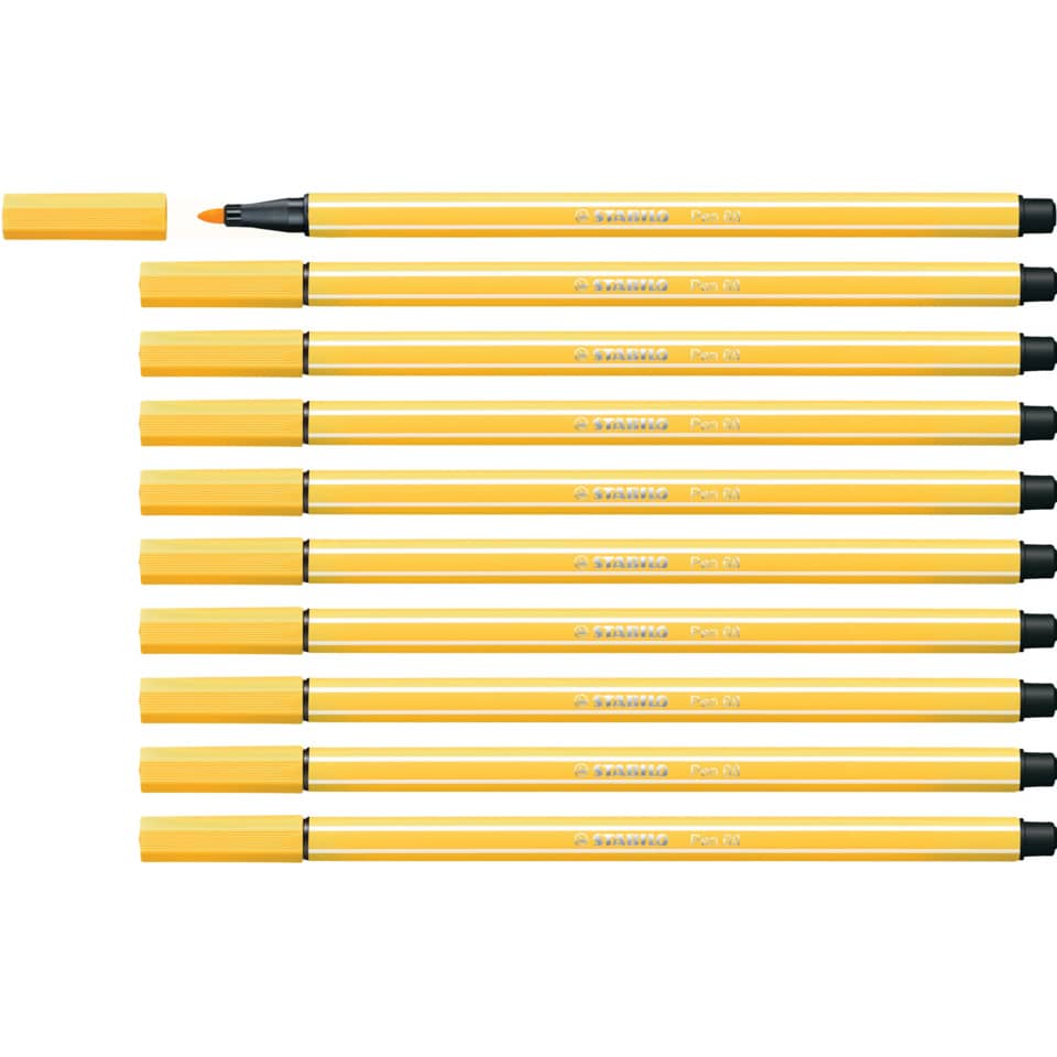 Pennarelli Stabilo Pen 68 1 mm  giallo - 68/44