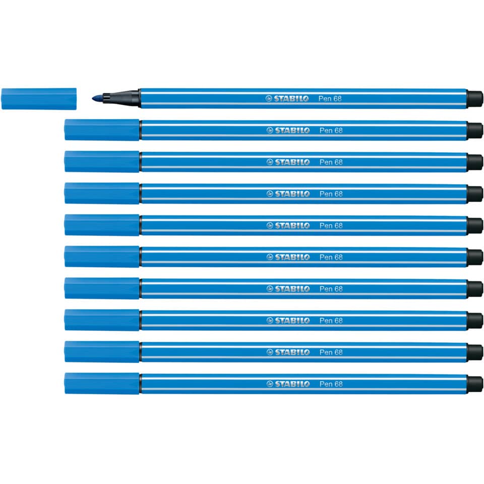 Pennarelli Stabilo Pen 68 1 mm  blu scuro - 68/41