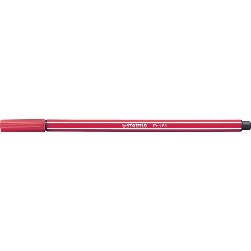 Pennarello Stabilo Pen 68 1 mm  rosso scuro - 68/50