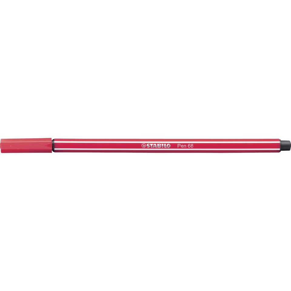 Pennarello Stabilo Pen 68 1 mm  rosso scuro - 68/50
