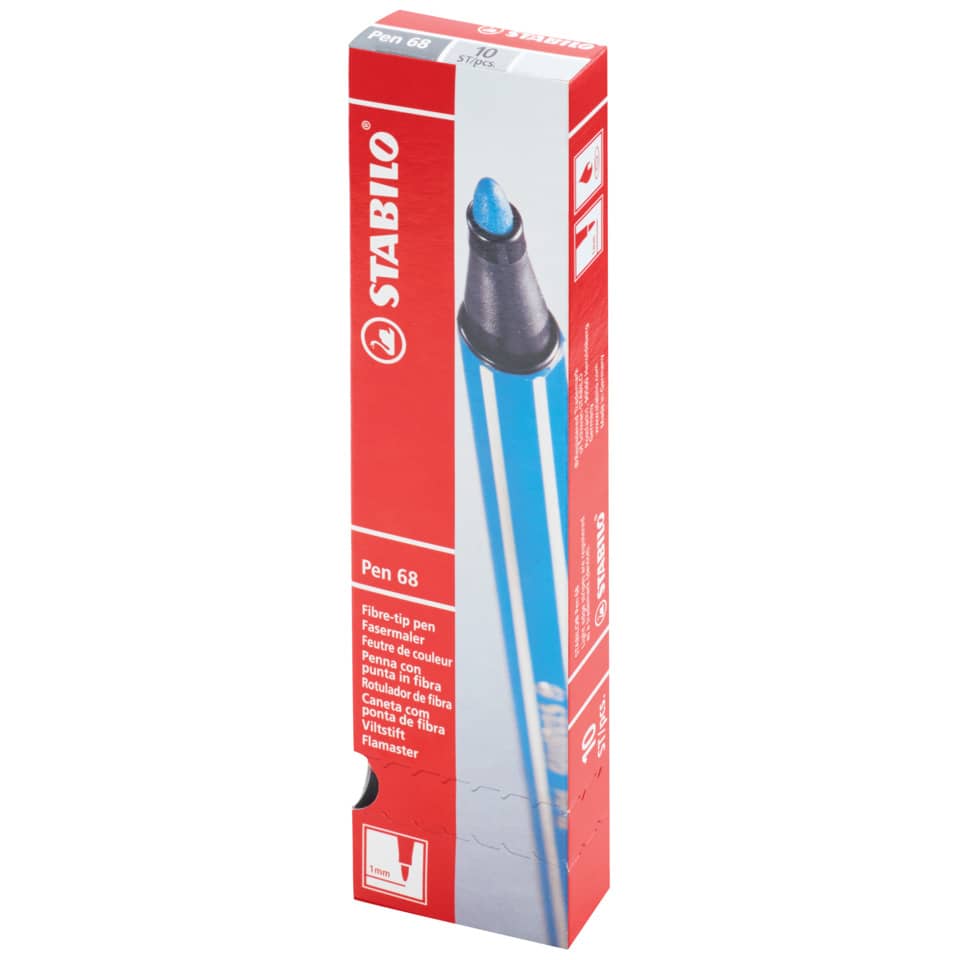 Pennarelli Stabilo Pen 68 1 mm  azzurro - 68/57