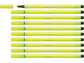 Pennarelli Stabilo Pen 68 1 mm  giallo fluo - 68/024