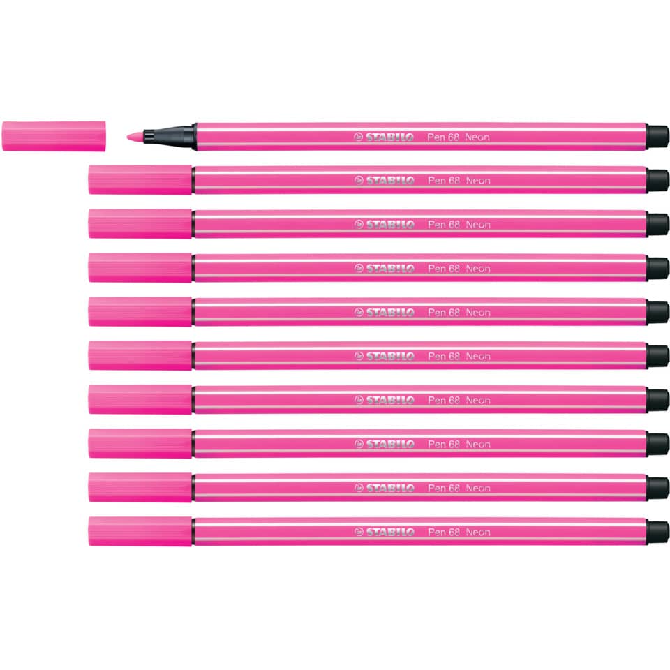 Pennarello Stabilo Pen 68 1 mm  rosa fluo - 68/056