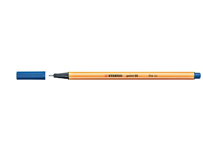 Fineliner Stabilo Point 88® 0,4 mm blu scuro - 88/41