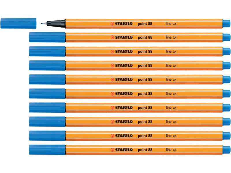 Fineliner Stabilo Point 88® 0,4 mm  blu oltremare - 88/32