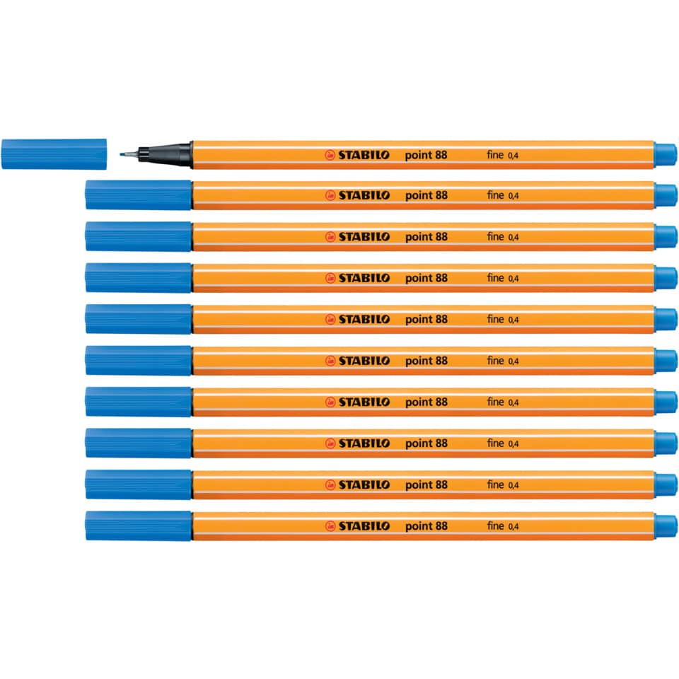 Fineliner Stabilo Point 88® 0,4 mm  blu oltremare - 88/32