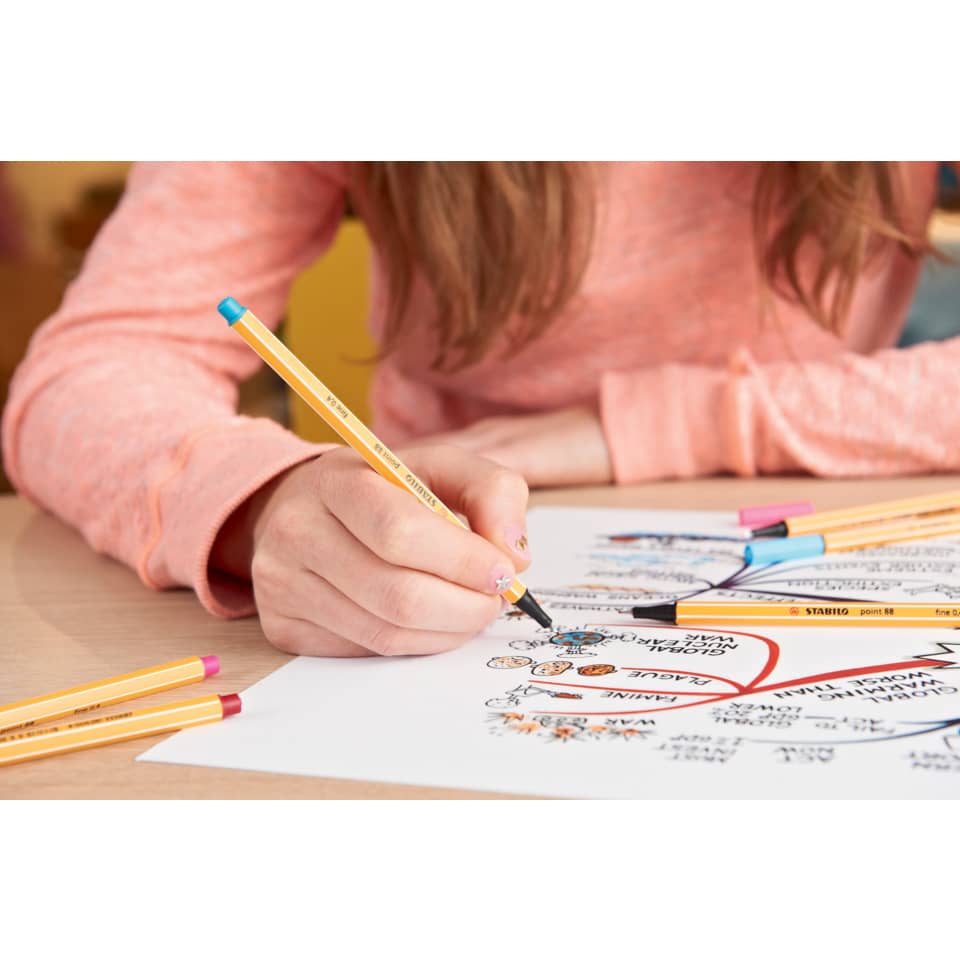 Fineliner Stabilo Point 88® 0,4 mm  blu oltremare - 88/32