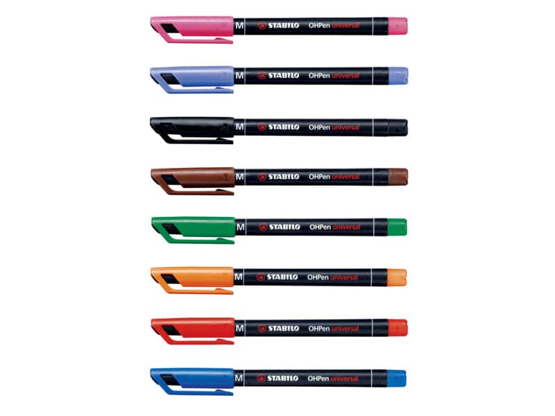 Penna Stabilo OHPen universal Medio (M) 1 mm nero 843/46