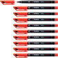 Penna Stabilo OHPen universal Medio (M) 1 mm rosso 843/40