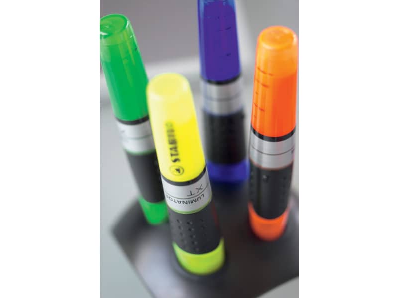 Evidenziatori Stabilo Luminator 2-5 mm assortiti set da scrivania da 4 - 7104-2