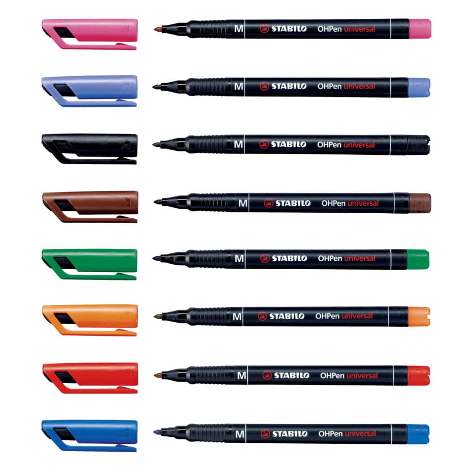 Penna Stabilo OHPen universal Medio (M) 1 mm nero 843/46