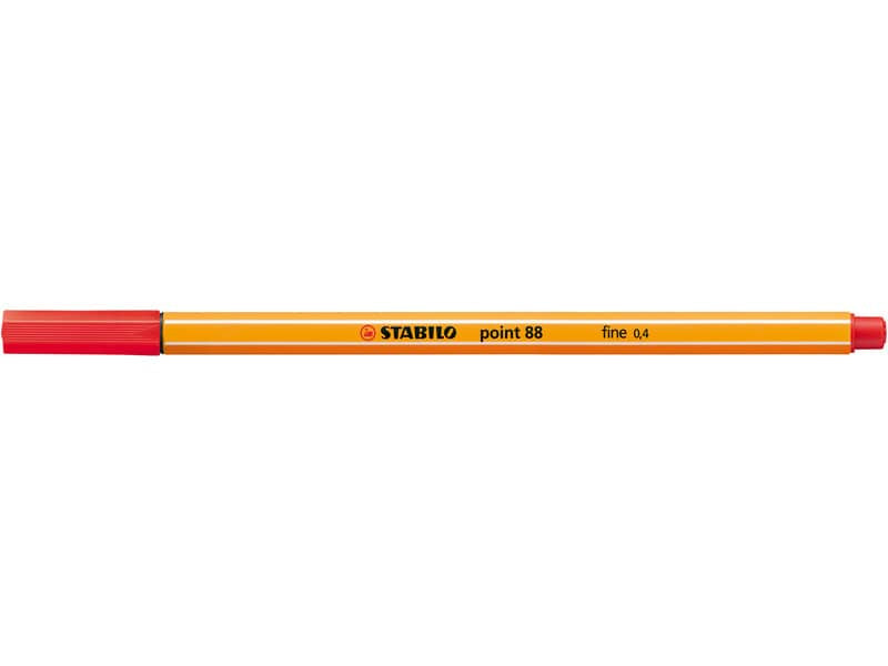 Fineliner Stabilo Point 88® 0,4 mm  rosso - 88/40