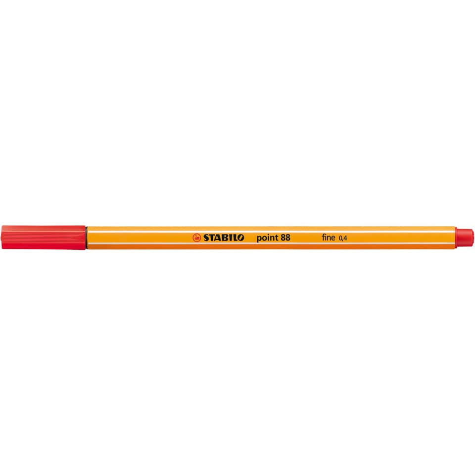 Fineliner Stabilo Point 88® 0,4 mm  rosso - 88/40