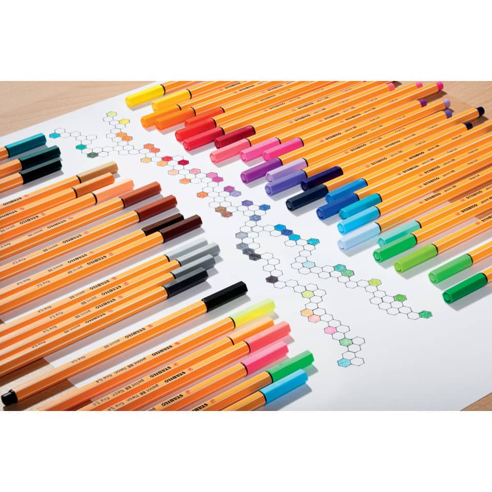 Fineliner Stabilo Point 88® 0,4 mm  rosso - 88/40