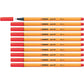 Fineliner Stabilo Point 88® 0,4 mm  rosso - 88/40