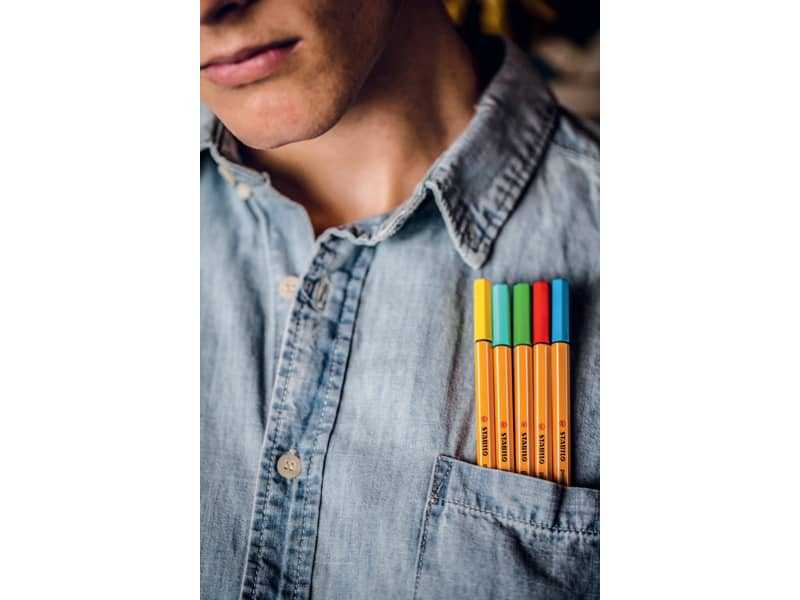 Fineliner Stabilo Point 88® 0,4 mm  rosso - 88/40