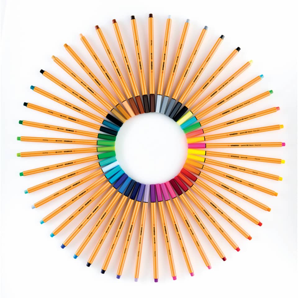 Fineliner Stabilo Point 88® 0,4 mm  rosso - 88/40