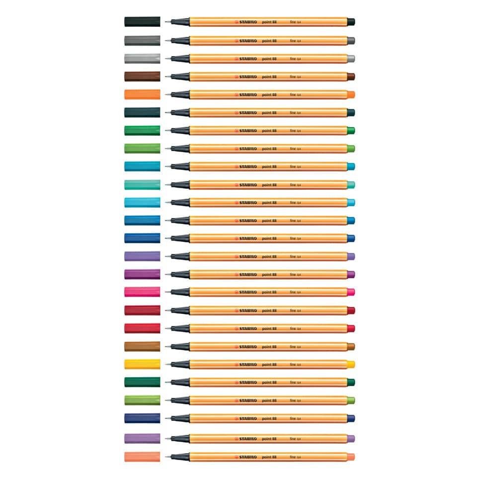 Fineliner Stabilo Point 88® 0,4 mm  blu oltremare - 88/32