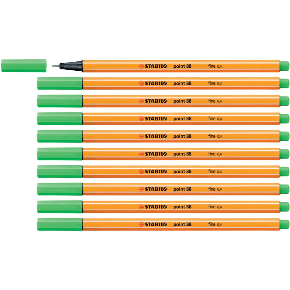 Fineliner Stabilo Point 88® 0,4 mm  verde foglia - 88/43
