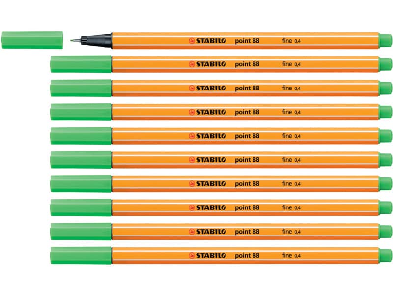 Fineliner Stabilo Point 88® 0,4 mm  verde foglia - 88/43