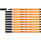 Fineliner Stabilo Point 88® 0,4 mm  nero - 88/46