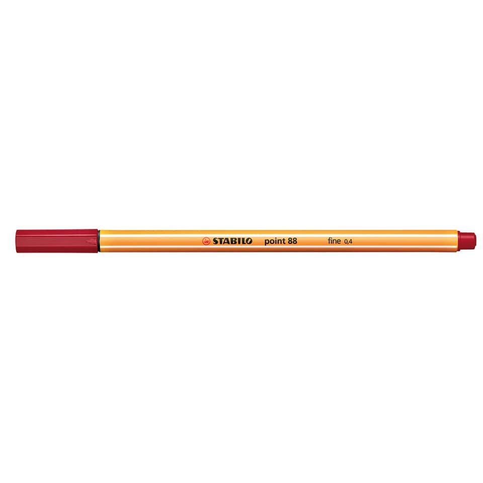 Fineliner Stabilo Point 88® 0,4 mm rosso cremisi - 88/50