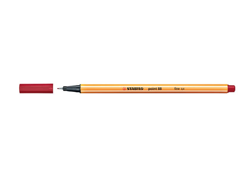 Fineliner Stabilo Point 88® 0,4 mm rosso cremisi - 88/50