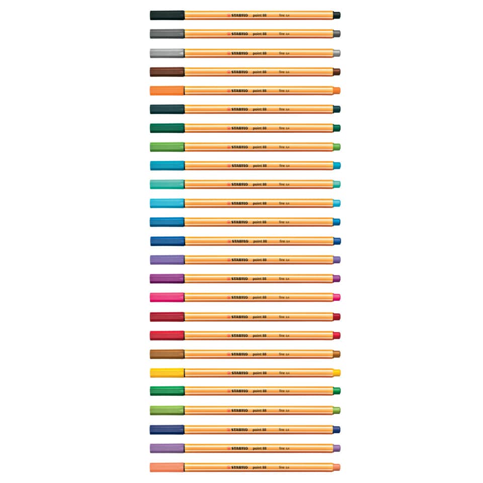 Fineliner Stabilo Point 88® 0,4 mm  rosso - 88/40