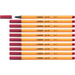 Fineliner Stabilo Point 88® 0,4 mm rosso cremisi - 88/50