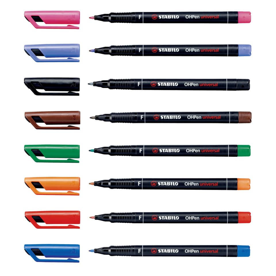 Penna Stabilo OHPen universal Fine (F) 0,7 mm verde 842/36