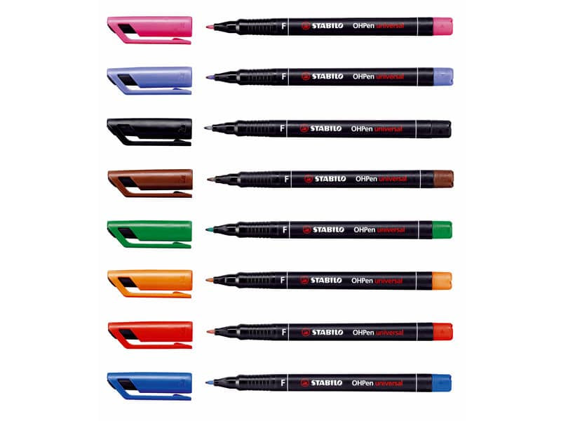 Penna Stabilo OHPen universal Fine (F) 0,7 mm blu 842/41