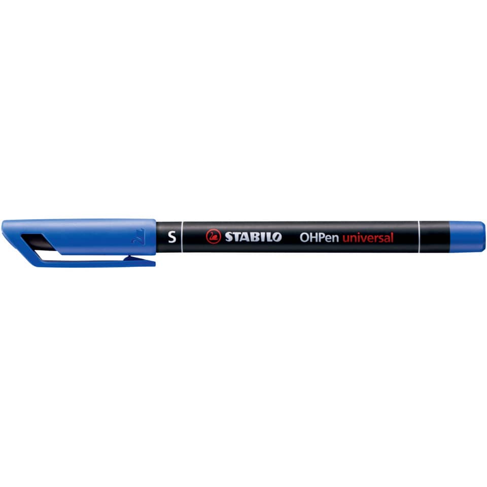 Penna Stabilo OHPen universal Superfine (S) 0,4 mm blu 841/41