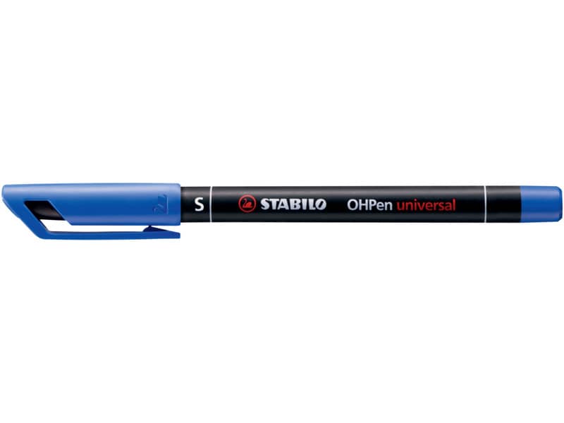 Penna Stabilo OHPen universal Superfine (S) 0,4 mm blu 841/41