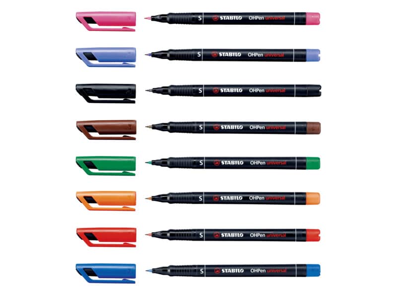 Penna Stabilo OHPen universal Superfine (S) 0,4 mm verde 841/36