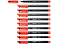 Penna Stabilo OHPen universal Superfine (S) 0,4 mm rosso 841/40