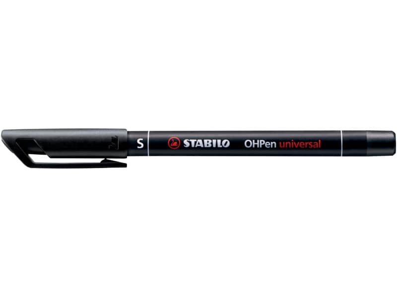 Penna Stabilo OHPen universal Superfine (S) 0,4 mm nero 841/46