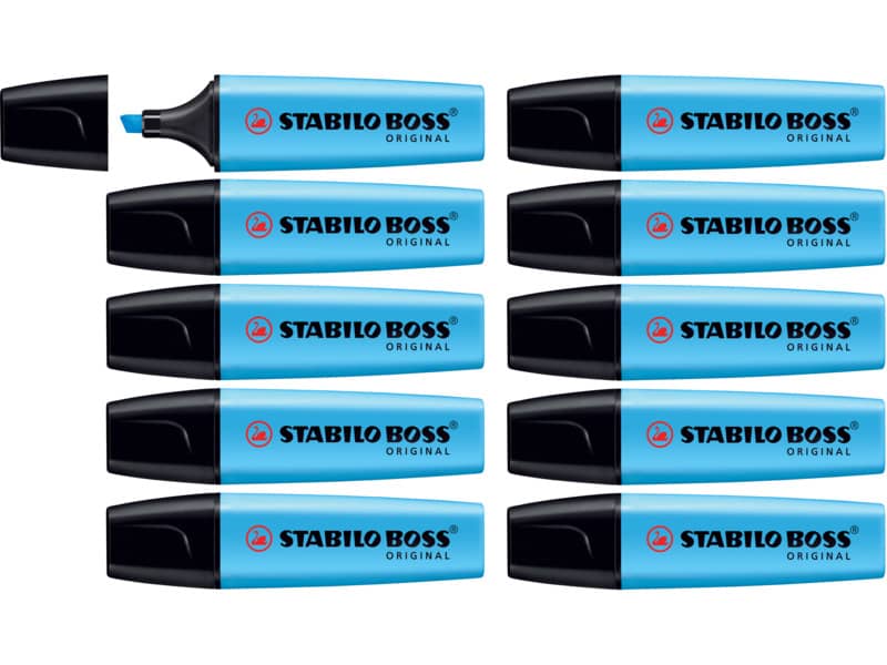 Evidenziatore Stabilo Boss Original 2-5 mm blu 70/31